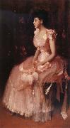 The girl in the pink William Merritt Chase